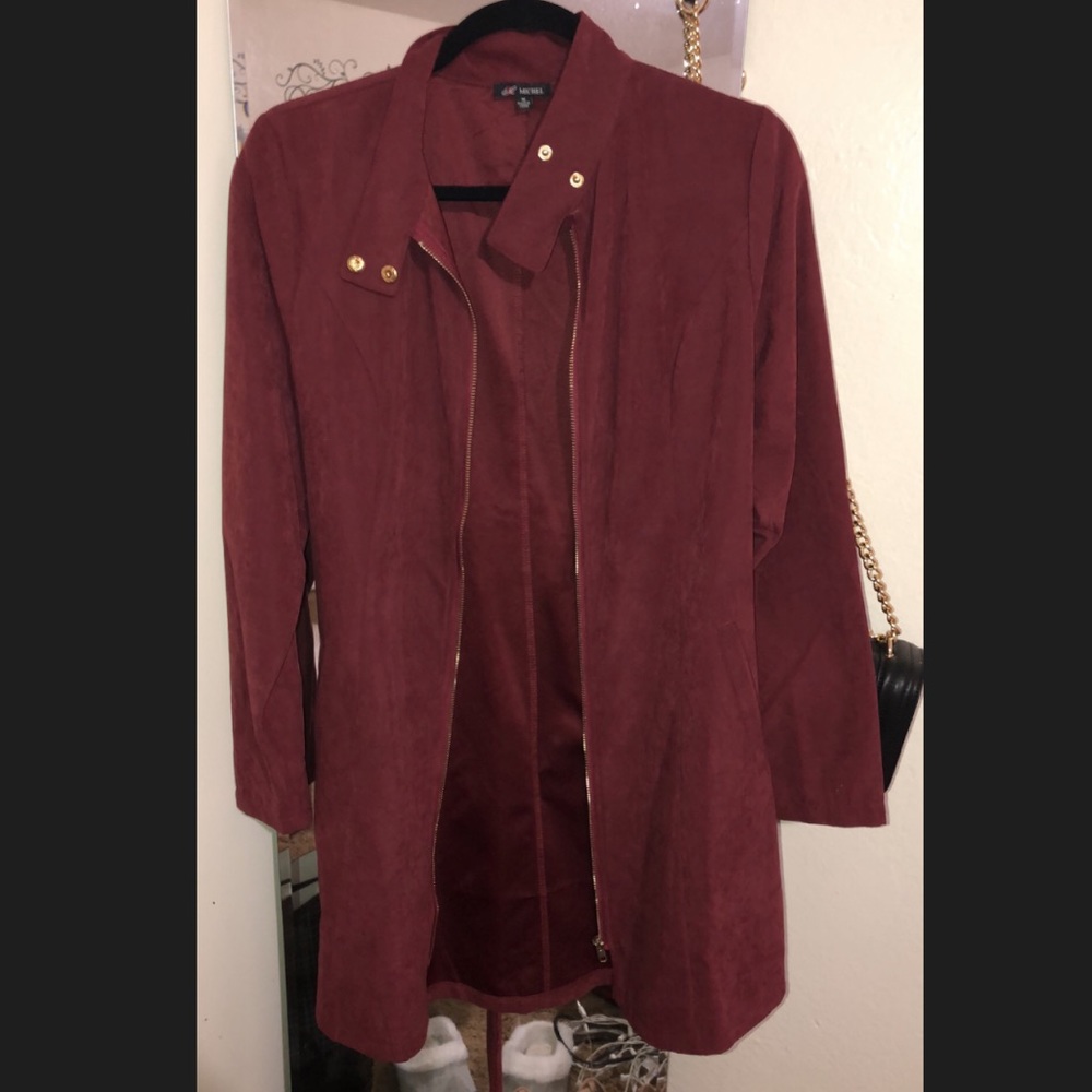 Burgundy Blazer/coat